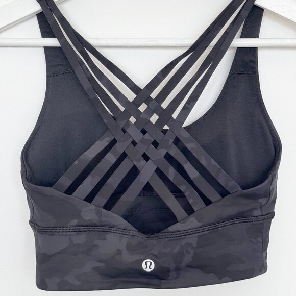 Lululemon Sports Bra Camo style MEDIUM SUPPORT, A/B CUP SIZE 4 - Picture 2 of 6